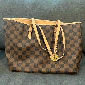 Michael KORS travel bag - monogram brown